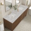 Myrrin 72" Double (Vanity Only Pricing) in Mid-Century Walnut